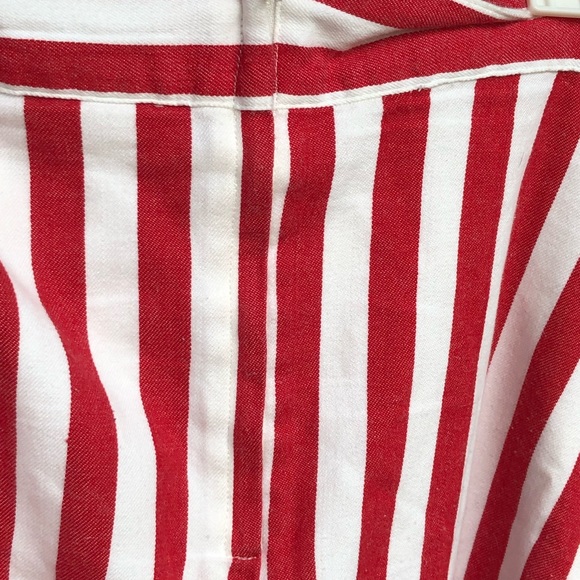 Bea and Dot (ModCloth) XL red and white striped skirt - Picture 5 of 5